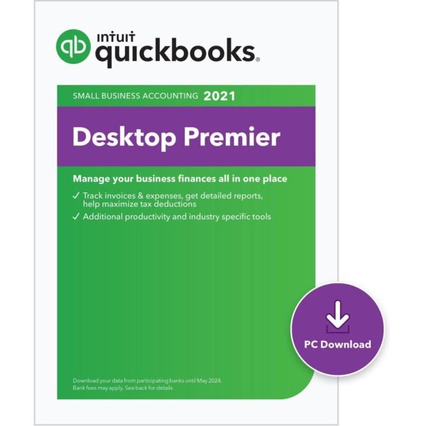 QuickBooks Desktop Premier 2021 2 Users