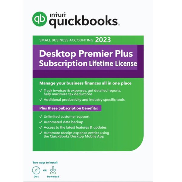 QuickBooks Desktop Premier Plus 2023 2 Users